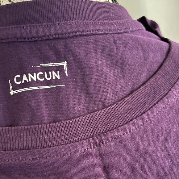 Soft cotton tee, royal purple, worn maybe twice - Picture 4 of 4